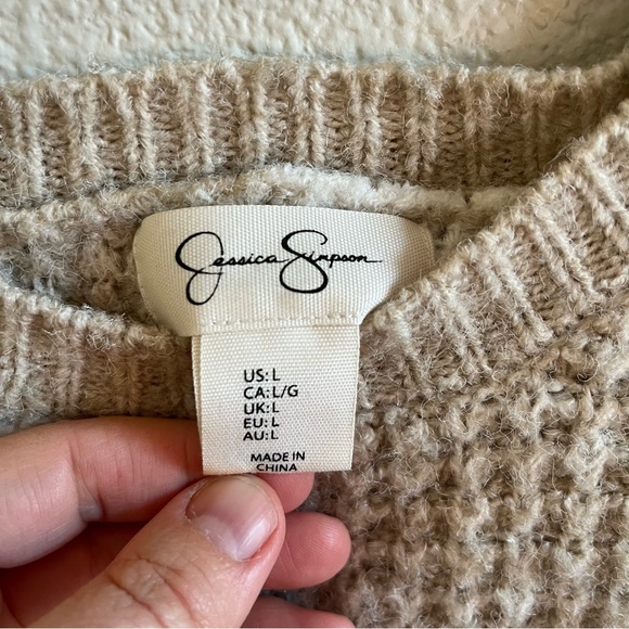 Jessica Simpson Beige Knit Sweater - Picture 5 of 9